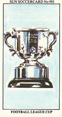 Major football trophies 1978/79 the SUN Soccercards #993